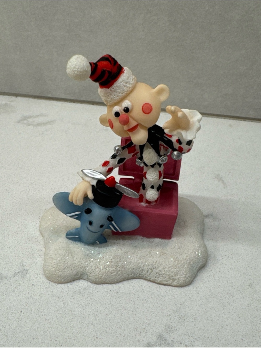 Rudolph and the island of misfit toys jester figurine vintage 725099